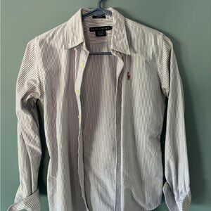 Women’s Ralph Lauren Slim Fit Oxford Purple